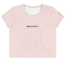 Load image into Gallery viewer, Subtropical ~ Classic Crop Top - Blush
