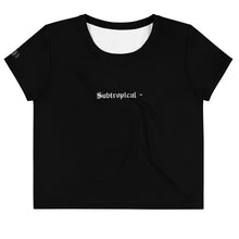 Load image into Gallery viewer, Subtropical ~ Classic Crop Top - Black
