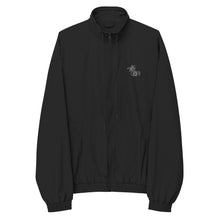 Load image into Gallery viewer, Tropical Sub Embroidered Recycled Tracksuit Jacket - Black
