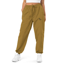 Load image into Gallery viewer, Tropical Sub Embroidered Recycled Tracksuit Pants - Olive
